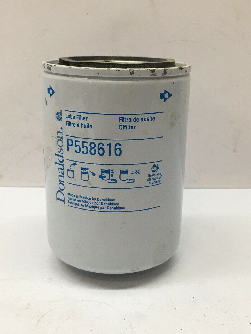 Spin-On Full Flow Lube Filter P558616 Donaldson Paper Filtering Medium