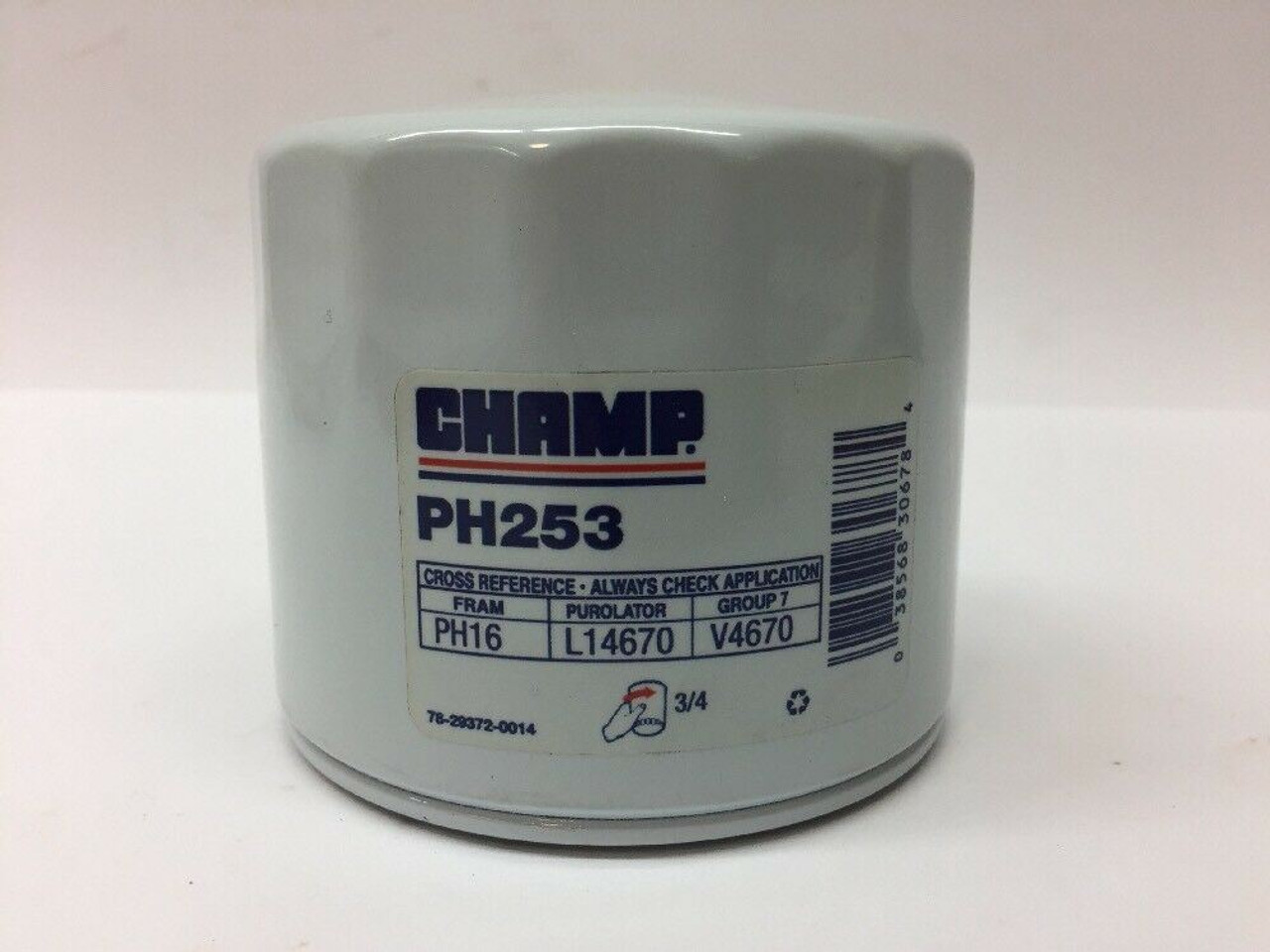 Engine Oil Filter Element PH253 Champion Laboratories