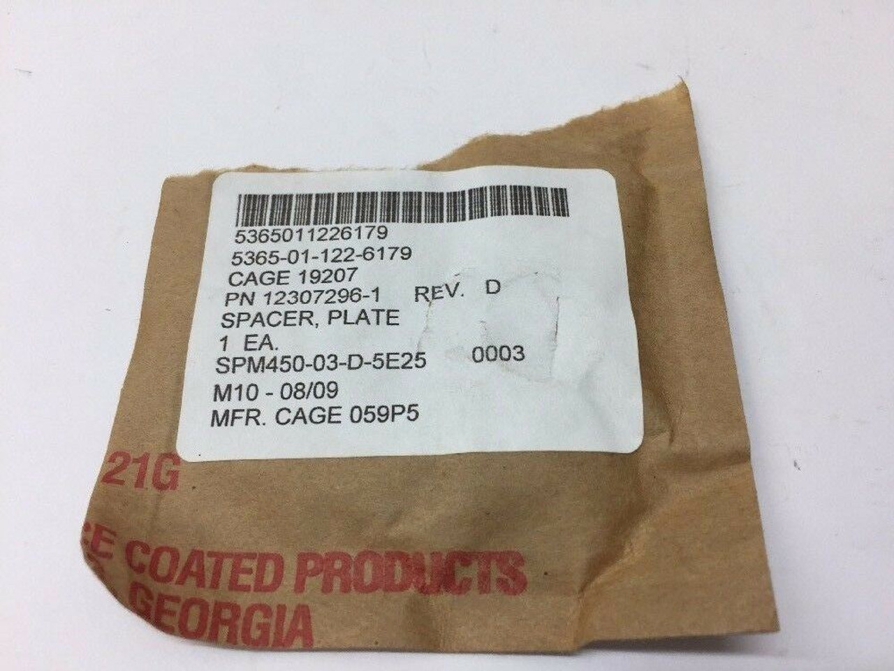 Plate Spacer 12307296-1 Lot of 7
