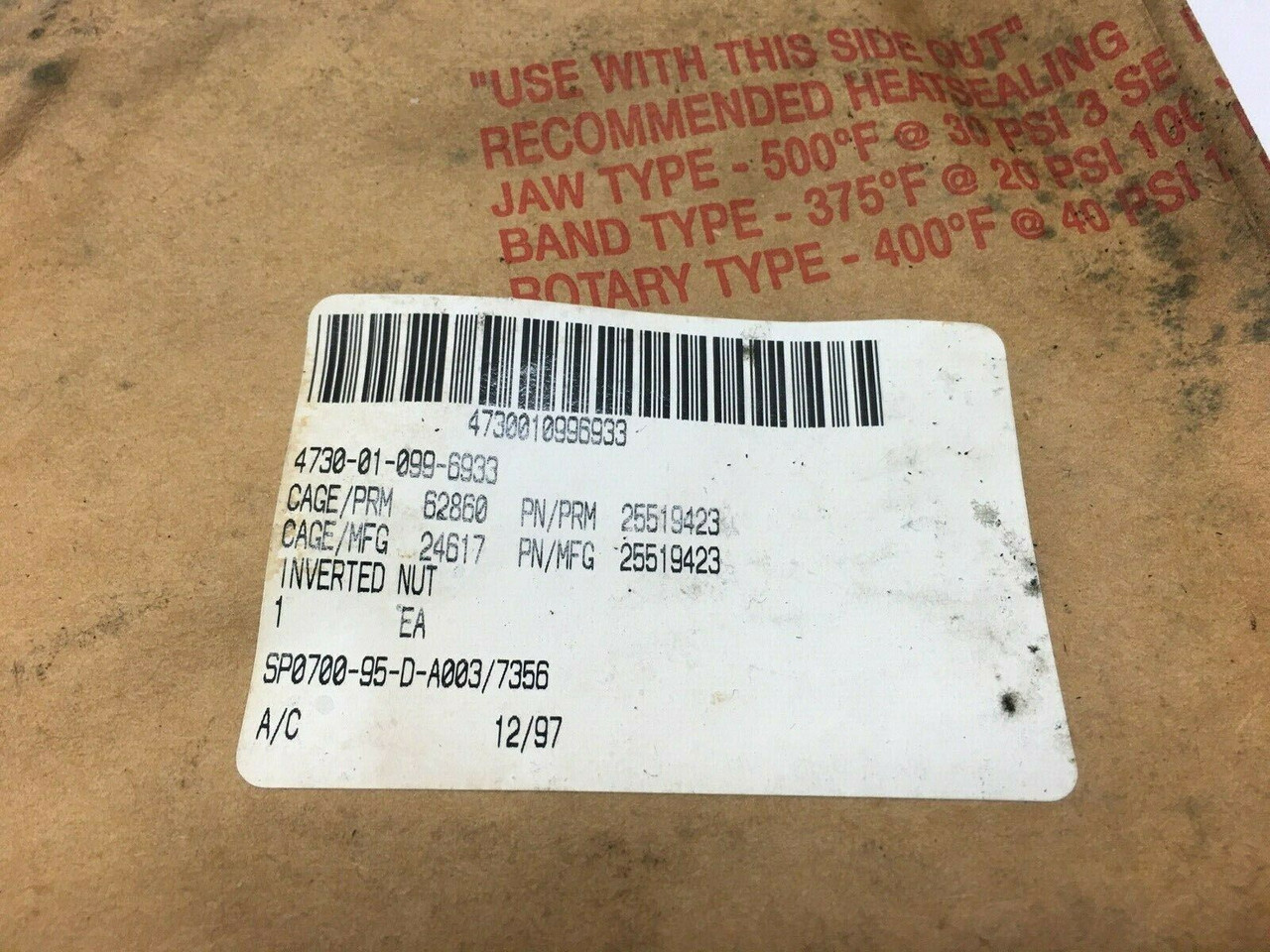 GM Tube Coupling Inverted Nut 25519423 General Motors