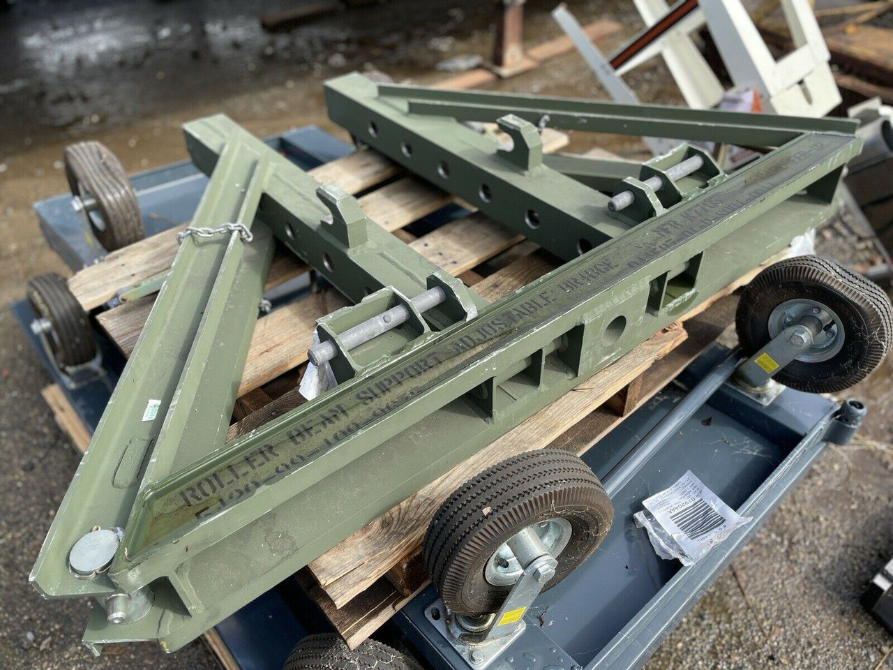 Roller Beam Support Adjustable Bridge 5420-99-108-9675 Military Trucks