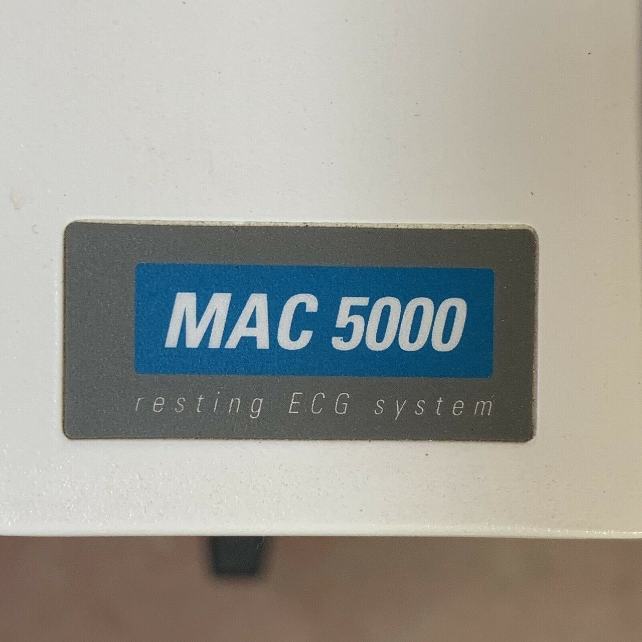 GE MAC 5000 Resting ECG EKG Monitoring System w/ CAM HD & Cart