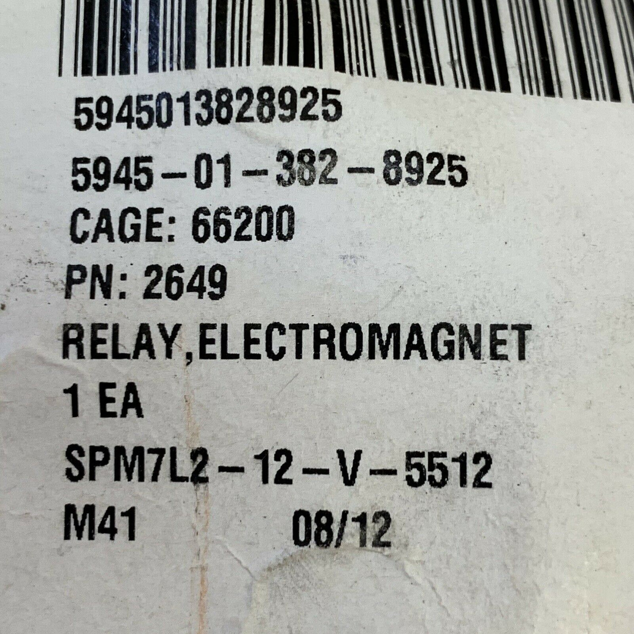 24V Pokorny Himars Electromagnetic Relay 2649 USA