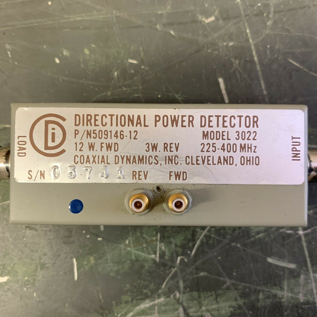 Directional Power Detector 3022 509146-12 Coaxial Dynamics