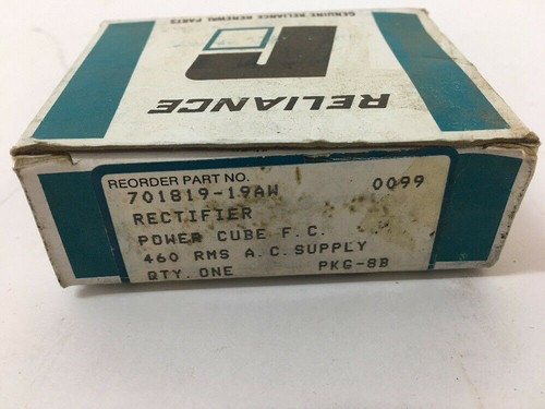 RELIANCE ELECTRIC 701819-19AW RECTIFIER POWER CUBE