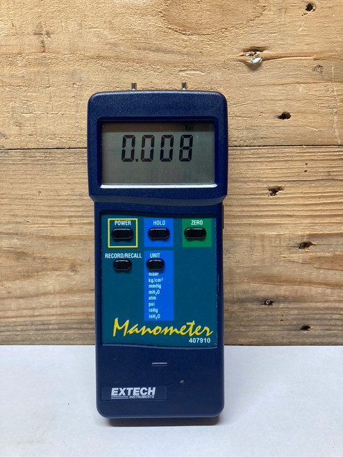 Differential Pressure Manometer 407910 Extech