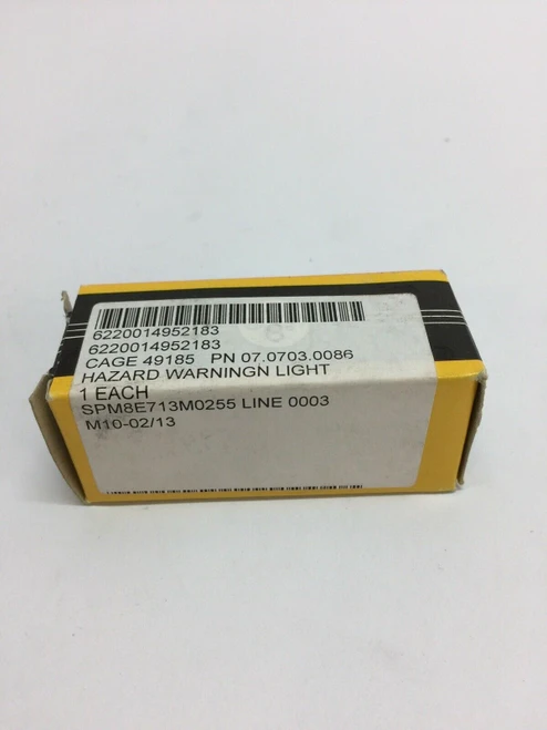 24V Hazard Warning Light Indicator Terex 07.0703.0086 COBO AV.19.0001