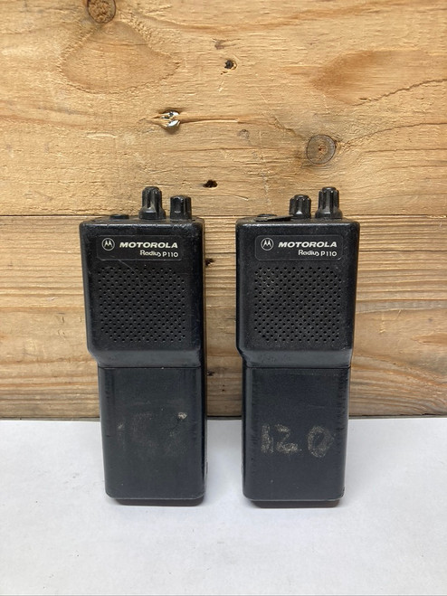 Motorola Radius P110 Two-Way Portable Radio Lot of 2