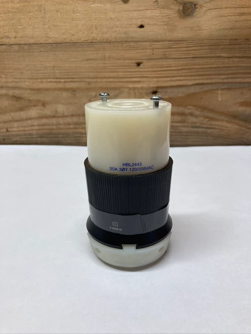 Hubbell HBL2443 Twist-Lock Female Connector Body L18-20R 20A 120/208V