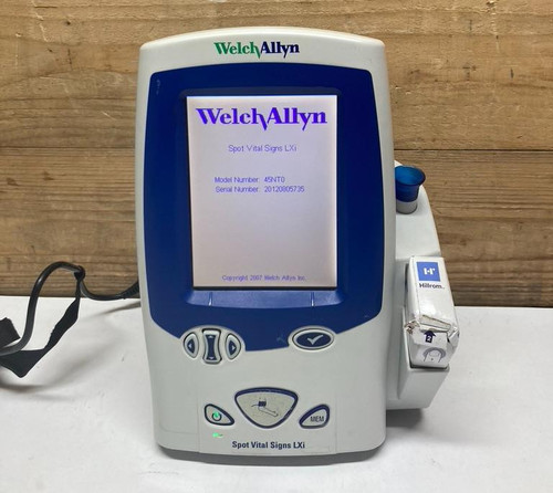 Spot Vital Signs LXi Monitor 45NT0 Welch Allyn Med