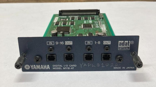 16-Channel ADAT Interface Card MY16-AT Yamaha (For 02R96 and DM Series Consoles)