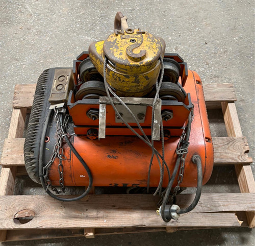 2-Ton Electric Hoist Model 5836 Chisholm-Moore Hoist 220V 3PH