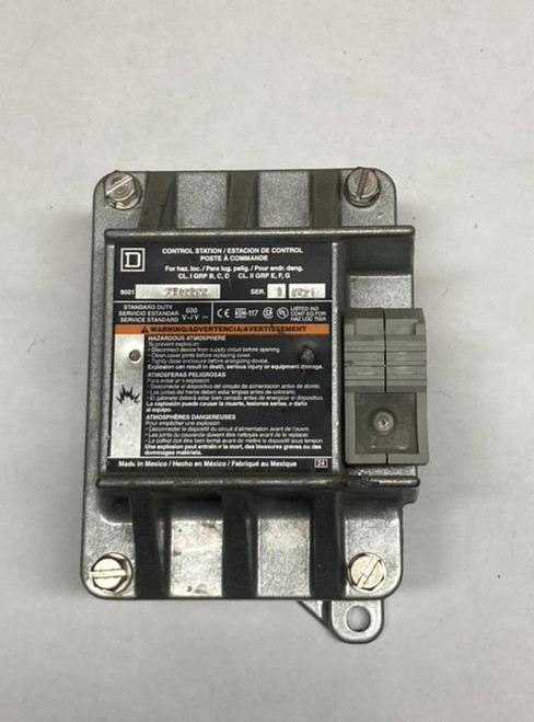 Control Station 9001-AEQ3594 Square D 600VAC 5AMP 30MM