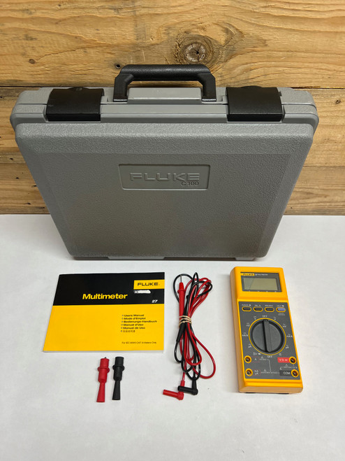 Fluke 27 Digital Handheld Multimeter with Rugged Case