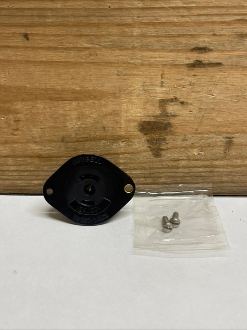 Hubbell HBL7596N Midget ML-2R Flanged Receptacle Connector NSN 5935-01-269-5994