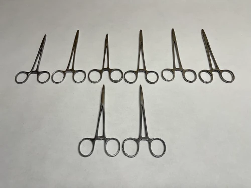 SS Pakistan Stainless Steel Forceps Curved & Straight Surgical Instruments Lot