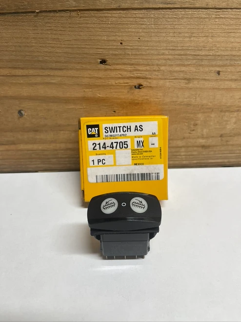 CAT Caterpillar 214-4705 12V Angle Broom Rocker Switch OEM