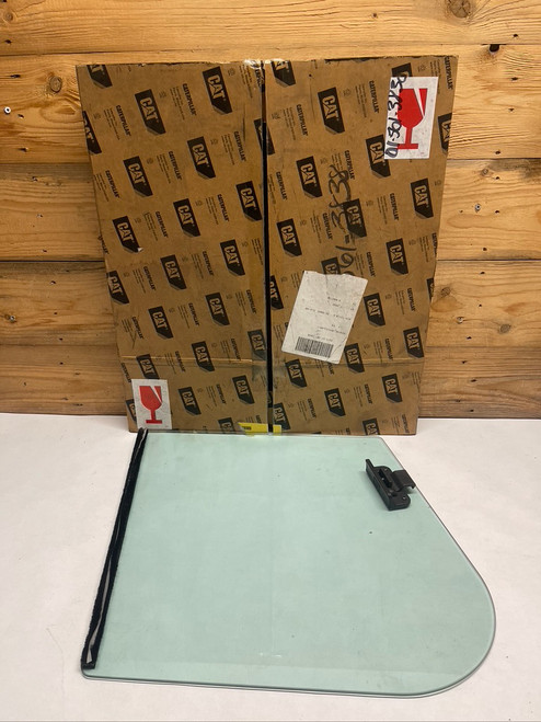 Caterpillar 258-3284 LH Rear Sliding Cab Window Glass 495mm OEM CAT