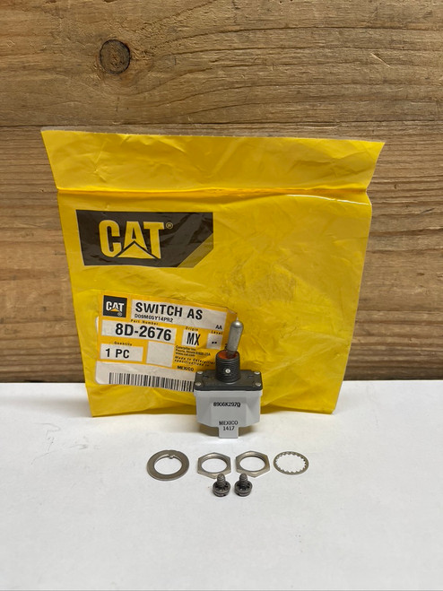 Caterpillar 8D-2676 28V SPST Toggle Switch OEM Heavy Duty Electrical Switch