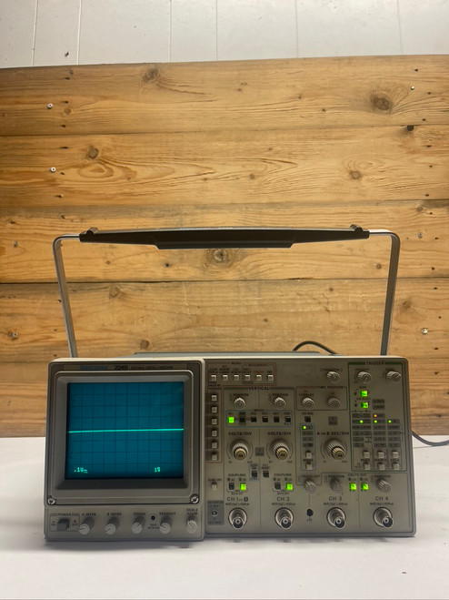 Tektronix 2246 100MHz 4-Channel Analog Oscilloscope Portable Bench Test Used