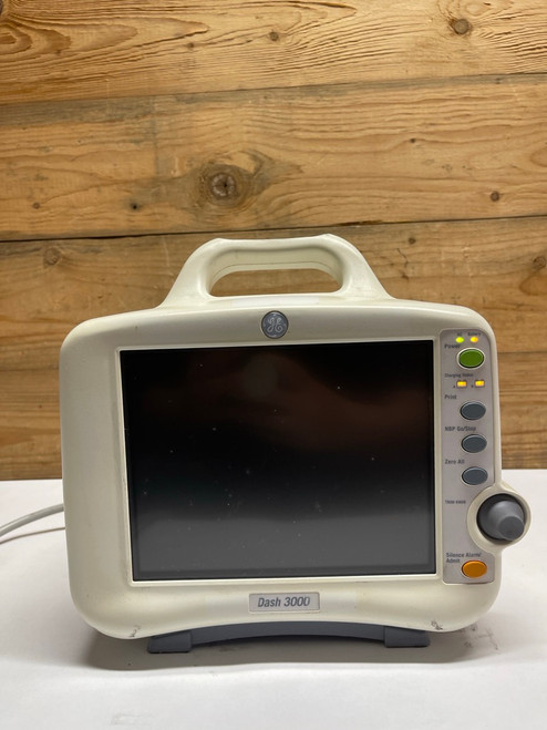 GE Medical Dash 3000 Patient Monitor 2023615-101 ECG NIBP SpO2 Temp