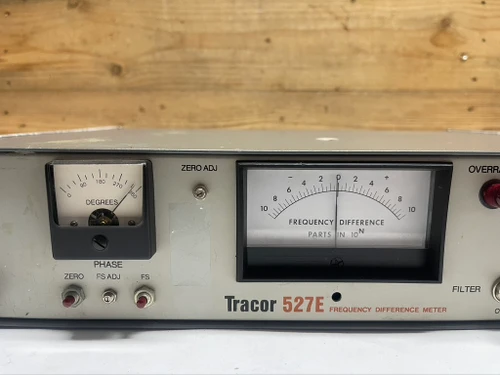 Tracor 527E Frequency Difference Meter Precision Oscillator Comparator OEM