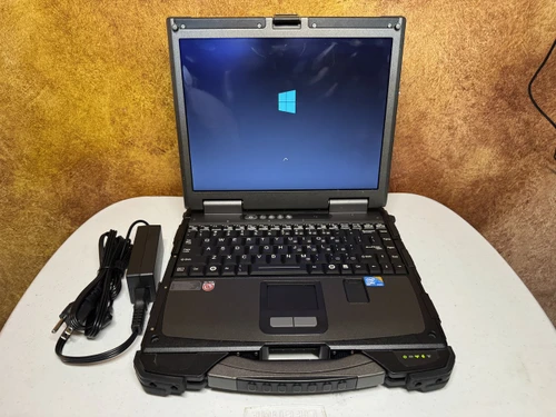 Getac B300 Rugged Touchscreen Laptop 4GB RAM 240GB SSD Windows 10 Charger