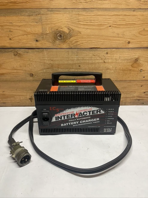 Interacter ICS 24V 25A Microprocessor Fully Automatic Battery Charger Industrial