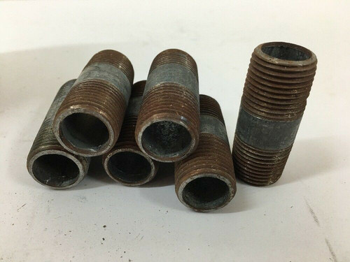 Pipe Nipple MS51953-78 Steel, Threaded Outer Ends Lot of 25 