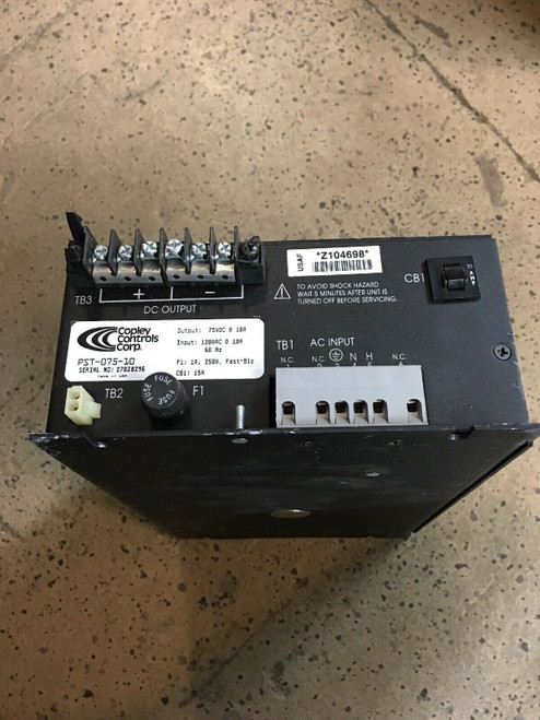 Power Supply Subsystem PST-075-10 Copley Controls
