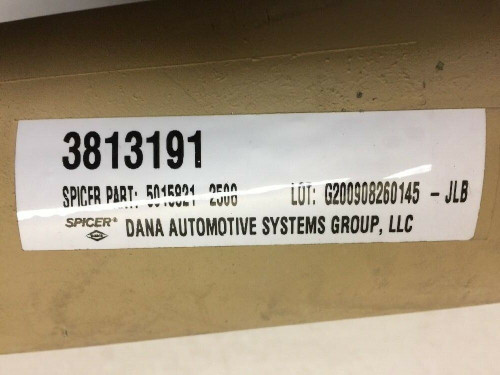 Vehicular Propeller Shaft 3813191 Spicer Dana Steel Tan Mrap Vehicle
