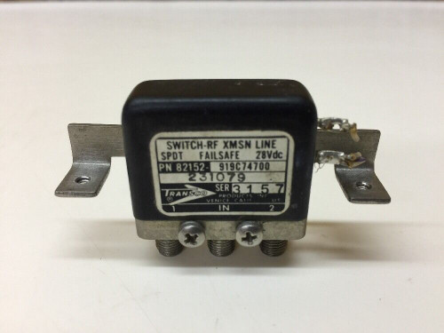 RF Coaxial Switch 231079 Transco XMSN Line SPDT Failsafe