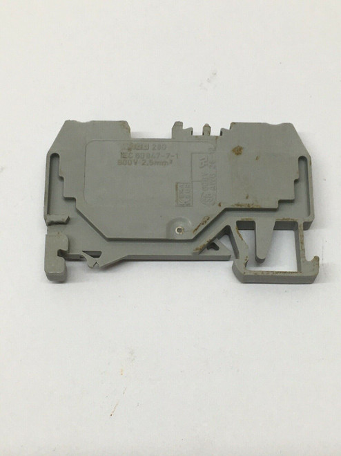 Feed-Through Terminal Block 60947-7-1 Wago 800V Gray