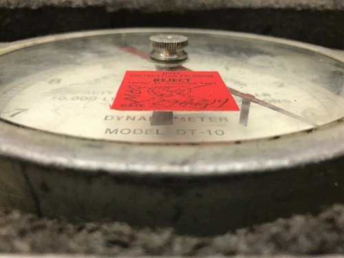 Dial Indicating Tensiometer DT-10 Cert Instrument +0.0/+10000.0 Pounds