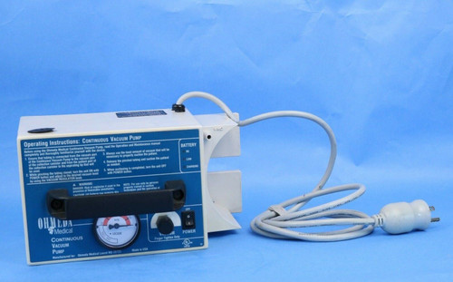 Ohmeda Medical Lightweight Portable Continuous Vacuum Pump 120VAC .75A 60Hz 