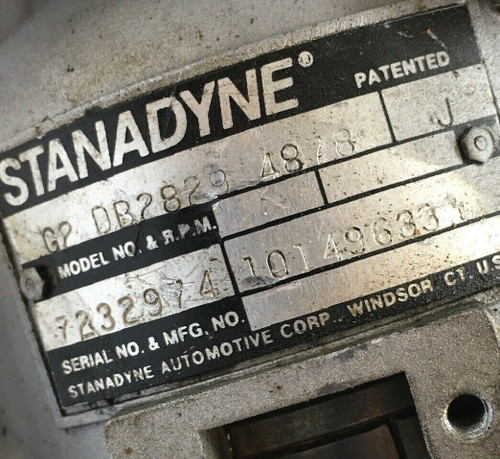 Fuel Injection Pump Core G2 DB2829-4878 Stanadyne