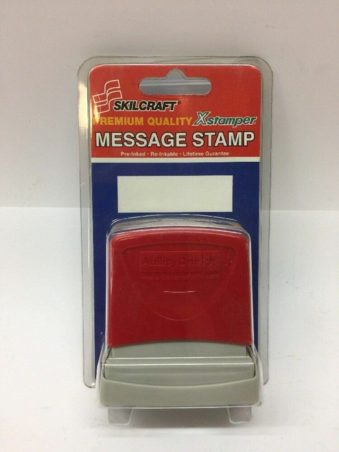 XStamper Message Stamp X-STAMPER-UNCLASSIFIED-Red Skilcraft