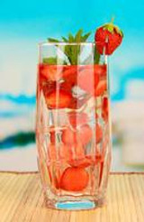 Strawberry and Mint Infused water