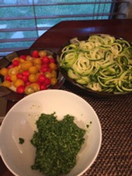 Kale Pesto Zoodles