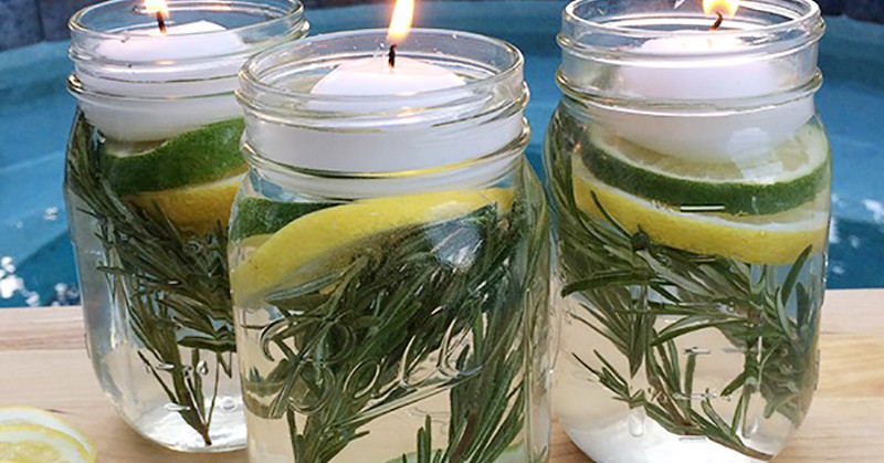 Natural Mason Jar Candle To Keep Away Mosquitoes! eWater
