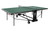 expo indoor ping pong table with green top.