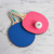 Tiger PingPong vice pink and blue ping pong paddle for kids.