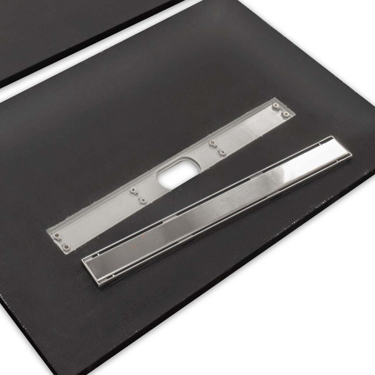 Linear Wetroom Shower Tray Tile On Former Waste Tanking Kit 1200 x