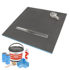 Linear Wetroom Shower Tray Ezheat