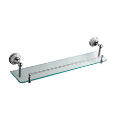 Ezheat Classic Range Bathroom Glass Gallery Shelf