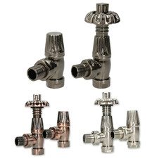 Bentley Traditional Angled Gothic 15 mm TRV & Lockshield Valve Set 15mm x 1/2" Bentley Traditional Angled Gothic 15 mm TRV & Lockshield Valve Set 15mm x 1/2"
