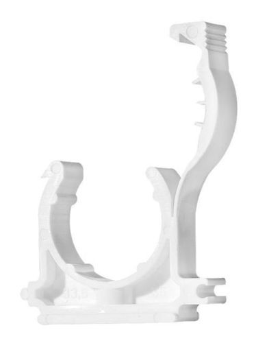 White Hinged Pipe clip for 32mm Pipe (50)