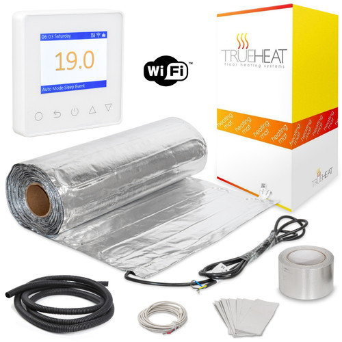 Electric 140W/m2 Under Laminate / Wood Foil Underfloor Heating Mat