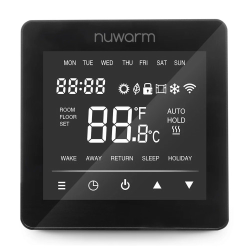Nuwarm Smart WiFi Thermostat - Black