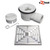 Wet room Shower Tray Kit with Tanking Kit